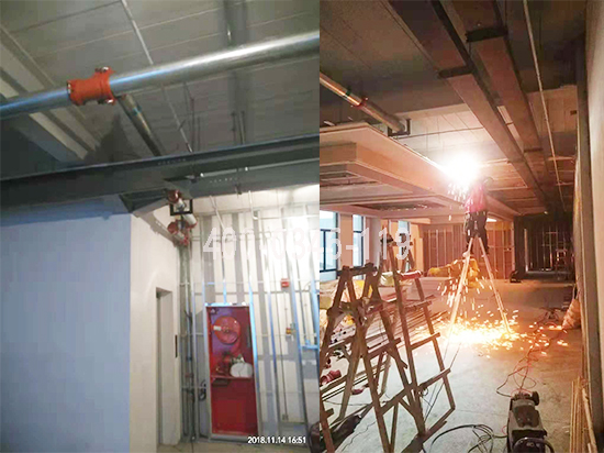 消防噴淋水管改造，消防噴淋管道改造